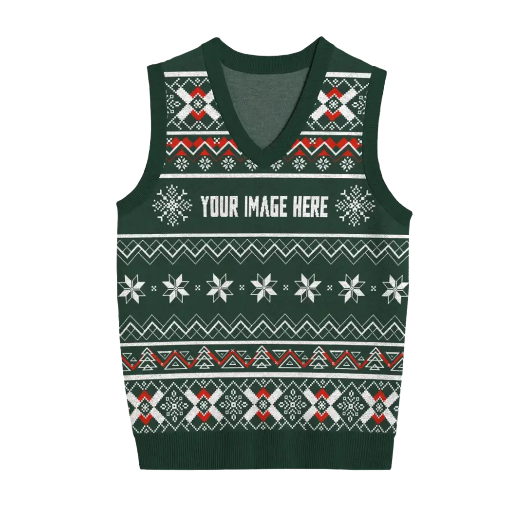 V Neck Vest Christmas No. 2