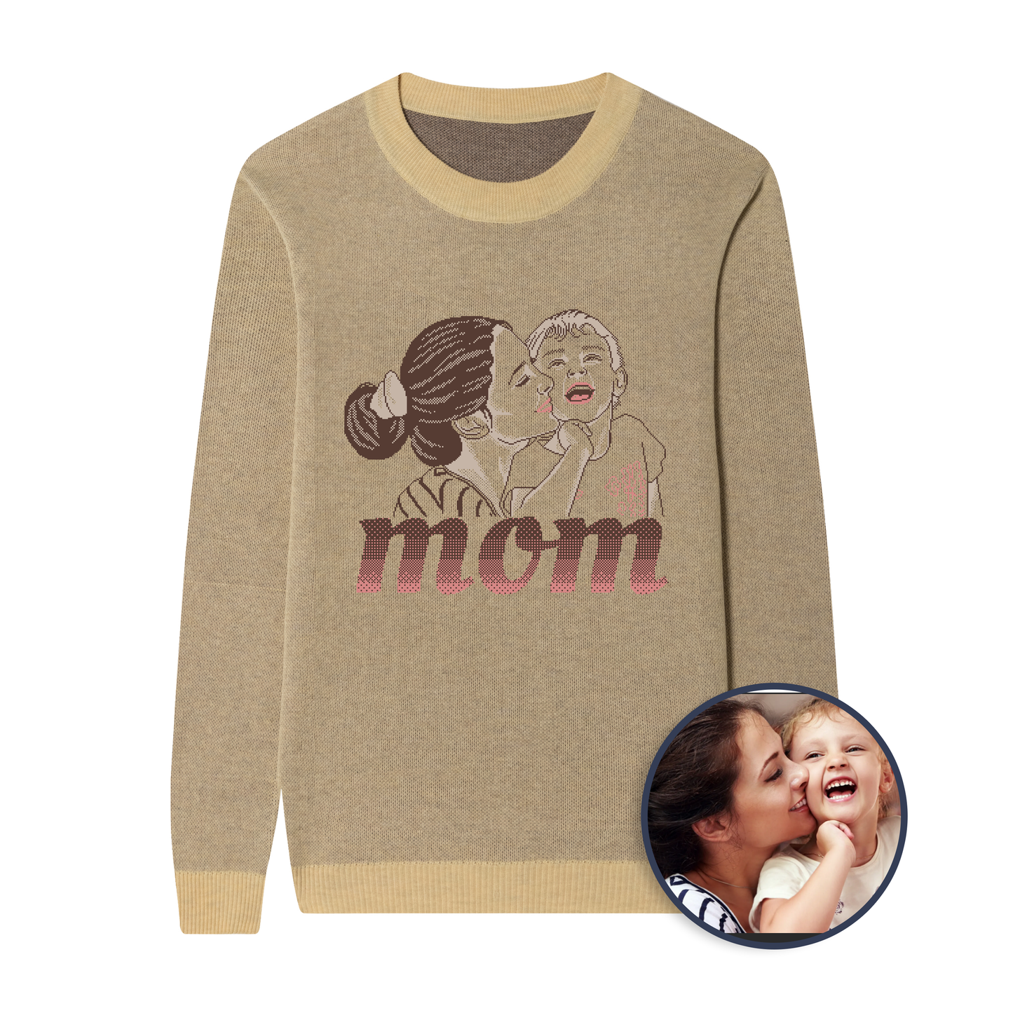 Custom Mom Portrait Sweater