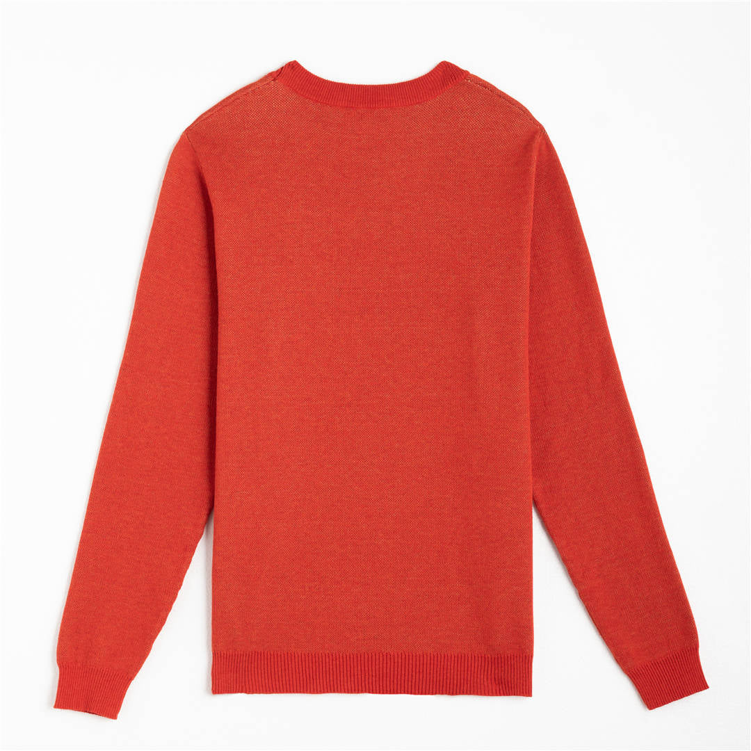 {Back of Wrinkle vs. Tiger Sweater from Knitwise}