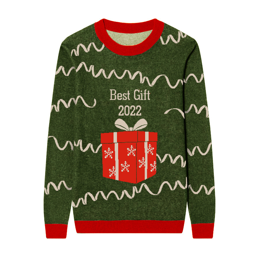 What I Want for Christmas Custom Knit Pullover Sweater