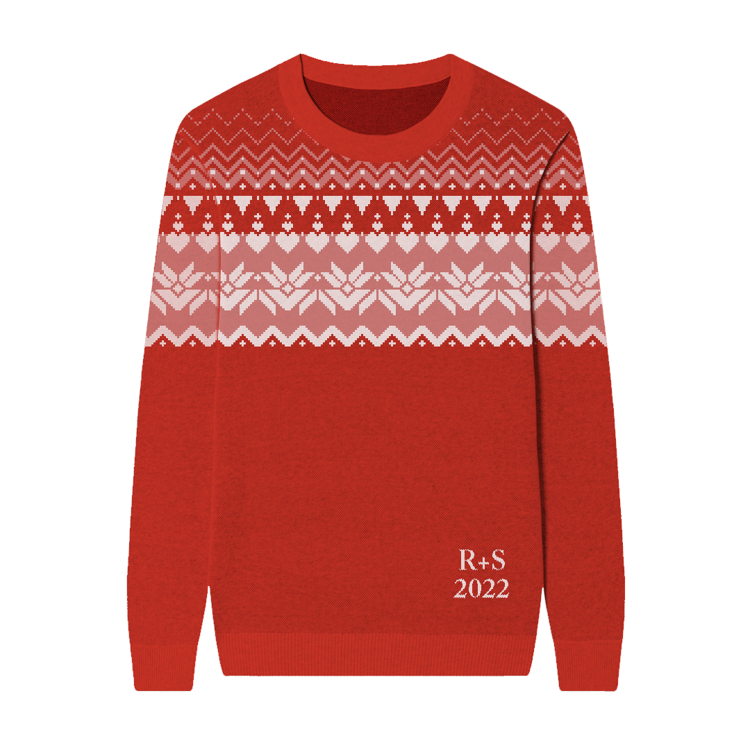 Fair Isle Custom Knit Pullover Sweater