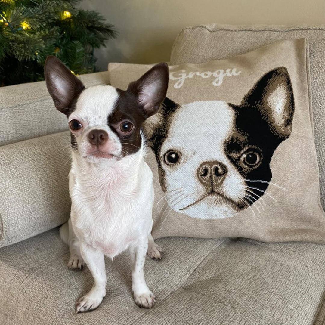 Custom Pet Portrait Pillowcase