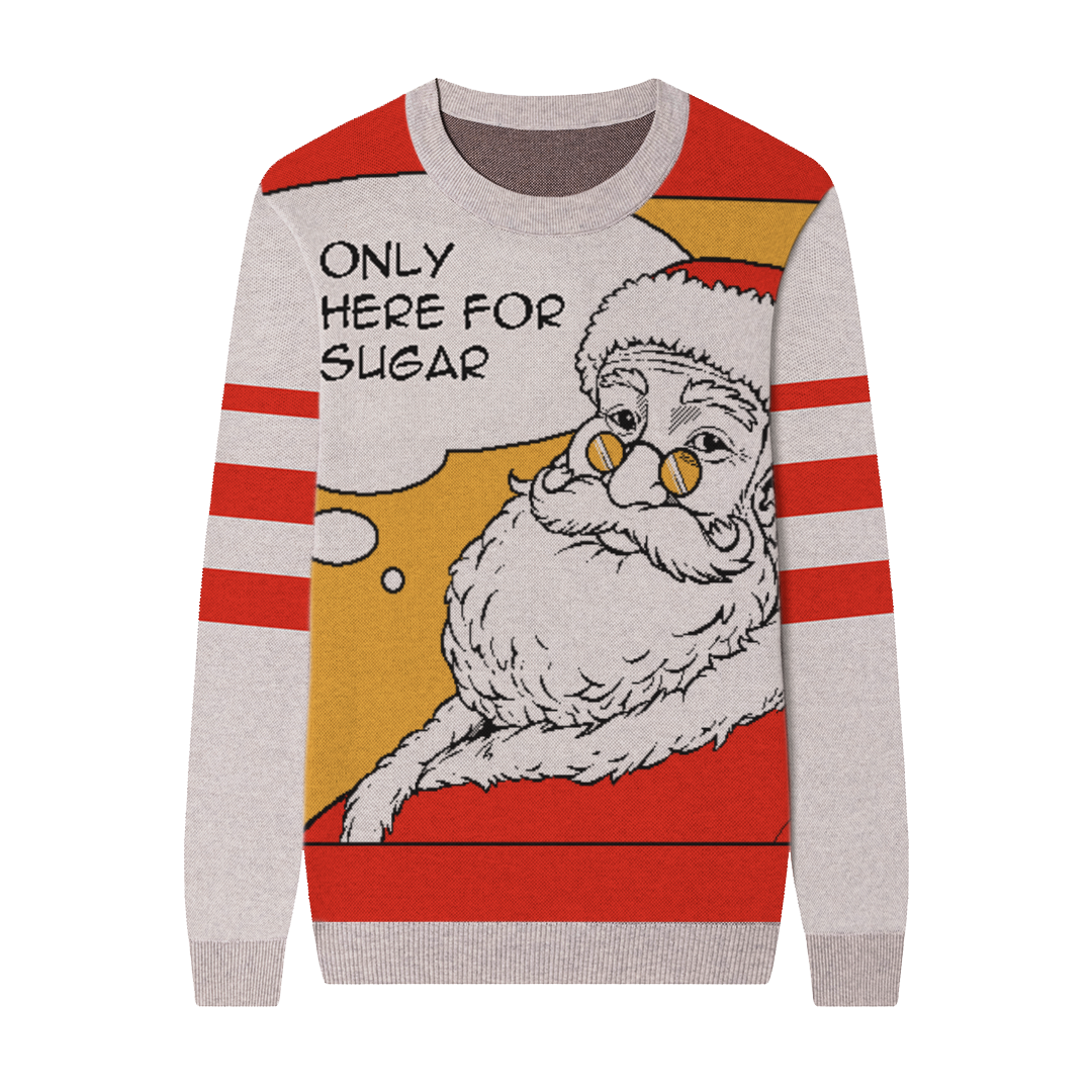 Santa Says Custom Knit Pullover Sweater