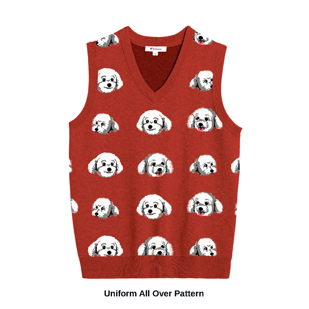 Custom All Over Pet Sweater Vest