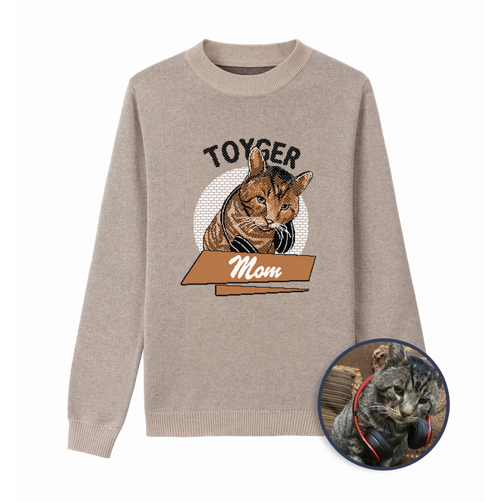 Custom Pet Breed Mom Sweater