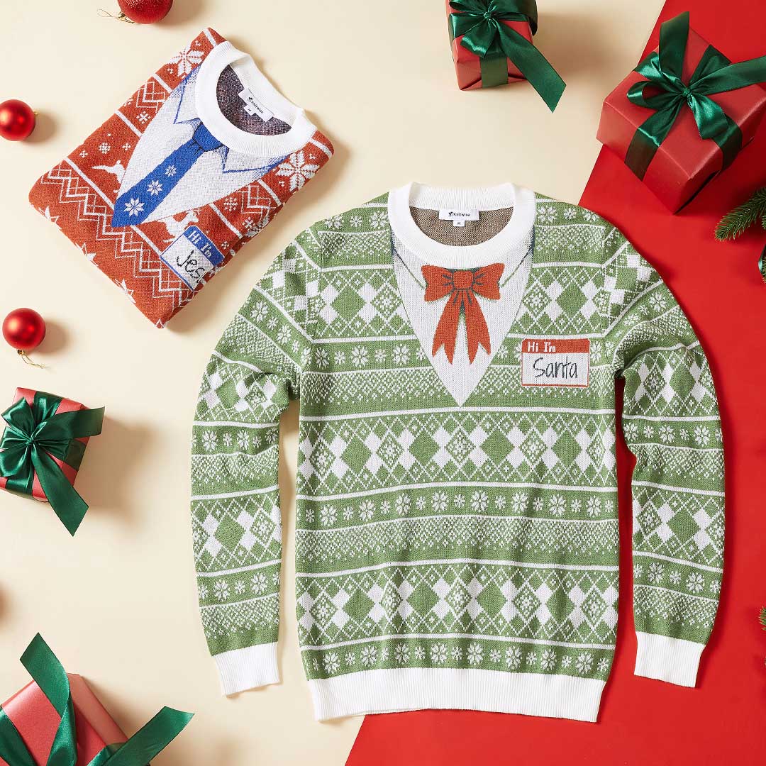 Santa’s Best Employee Custom Knit Pullover Sweater