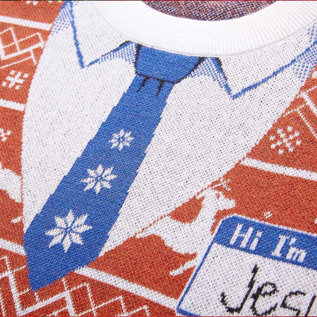Santa’s Best Employee Custom Knit Pullover Sweater