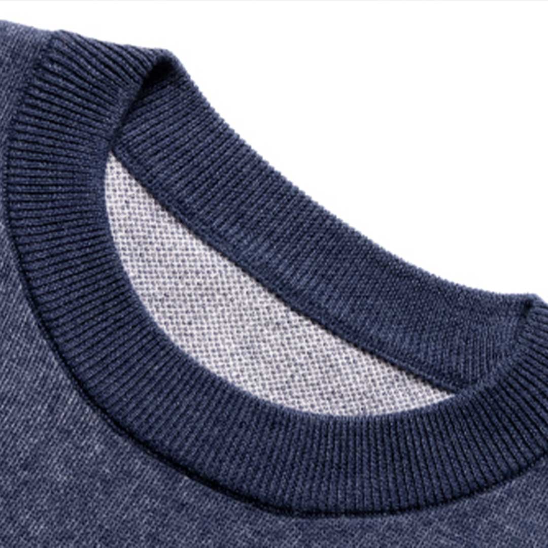 Reindeer Jacquard Custom Knit Pullover Sweater