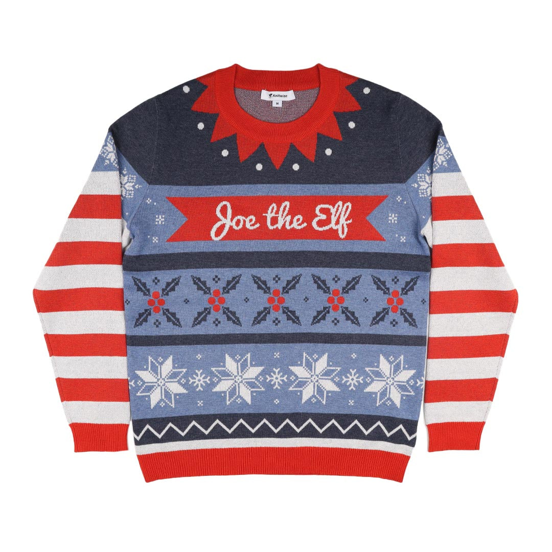 Santa’s Elf Custom Knit Pullover Sweater