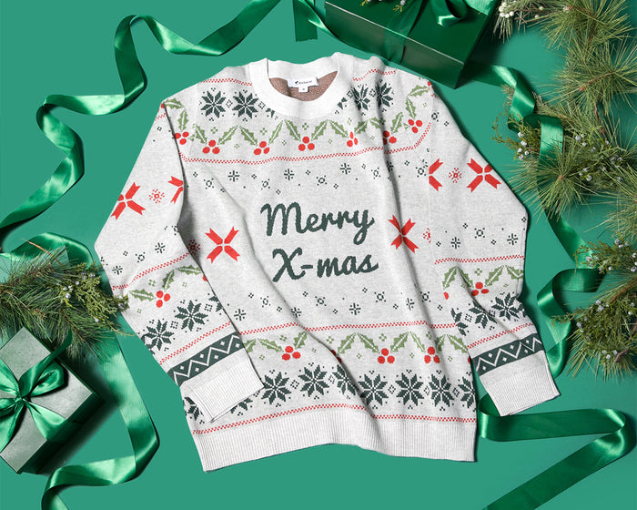 Christmas sweater made by Knitwise