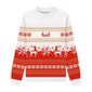 Scarlet Ivory Reindeer Christmas Sweater