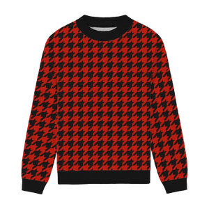 Relax Fit Crewneck Houndstooth No. 2