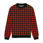 Emberline Houndstooth Relaxed Fit Sweater