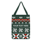 Pine Grace Ribbons Christmas Tote Bag