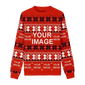 Scarlet Bow Holiday Christmas Sweater