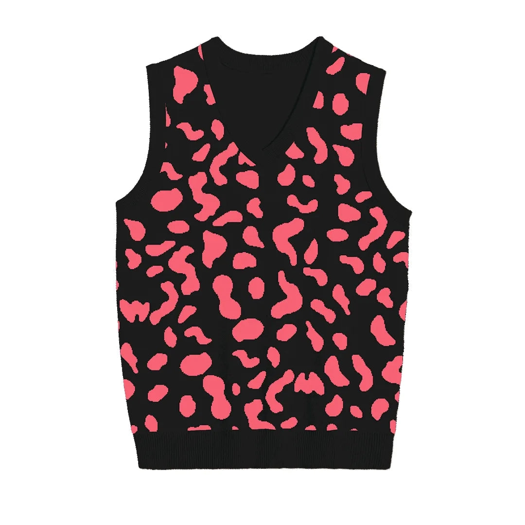 Hot Pink Leopard Unisex Vest