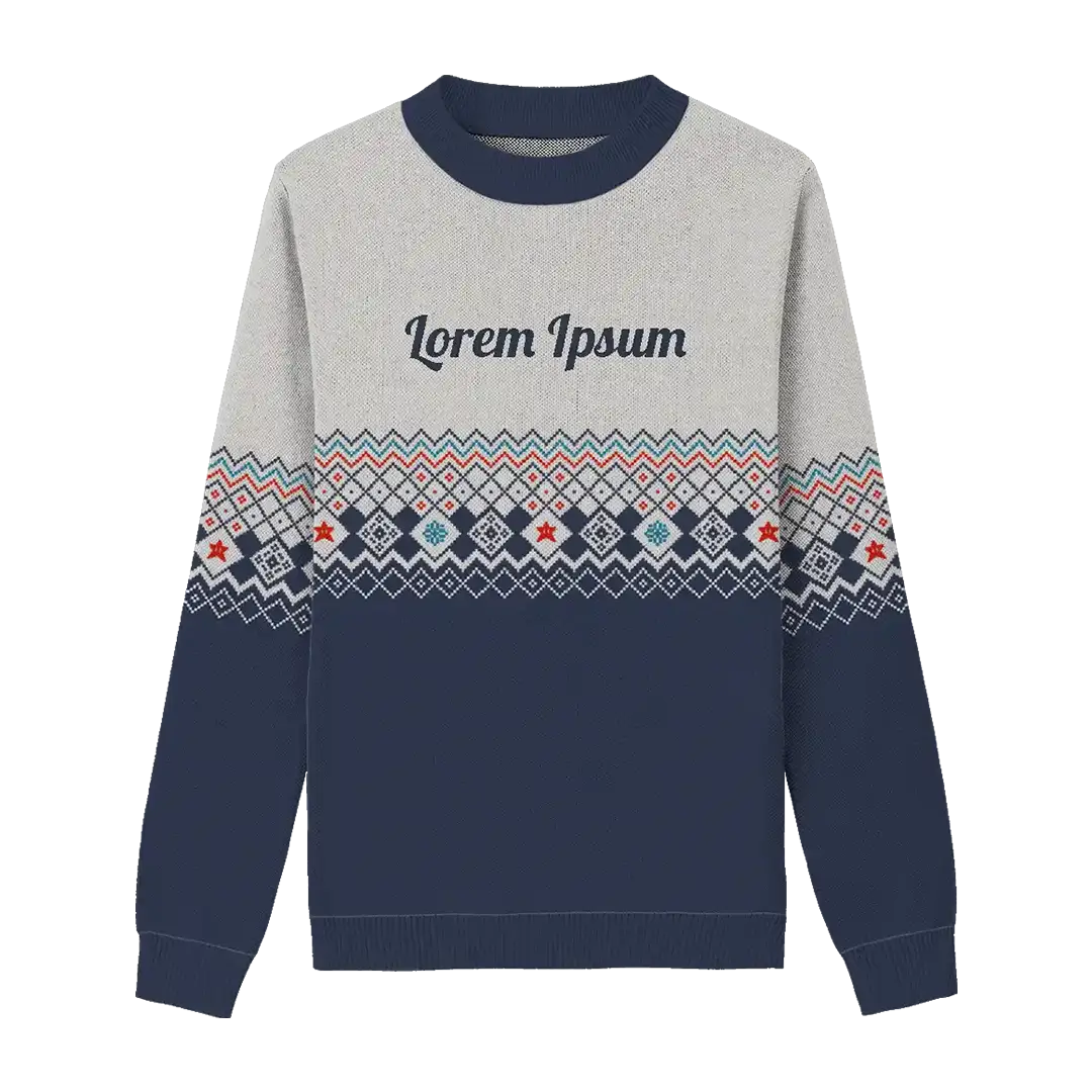 I'm Dreaming Of A Wine Christmas Custom Knit Pullover Sweater