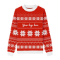 Red Shine Snowfall Festive Sweater