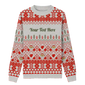 Cream Santa Heart Christmas Sweater