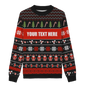 Santa Snowflakes Holiday Sweater