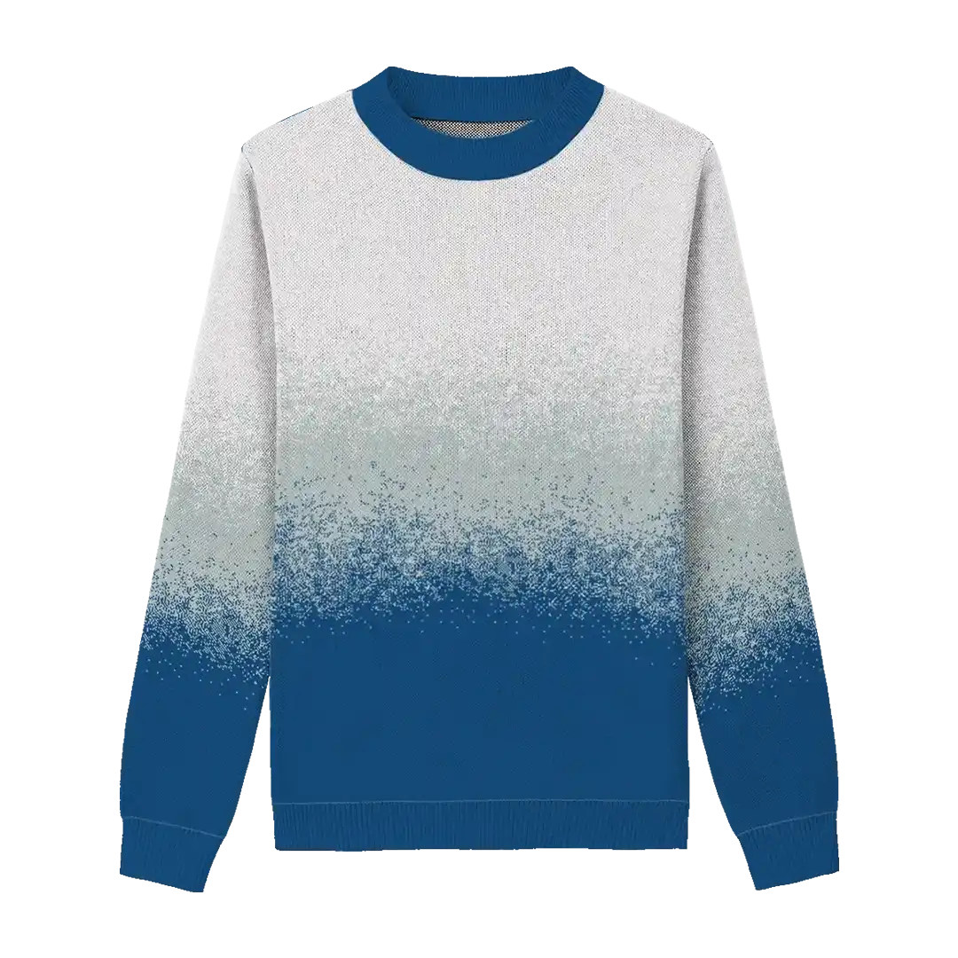 Bright Frostwave Ombre Sweater