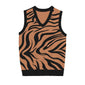 Wild Orange Tiger Sweater Vest