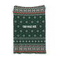 Deep Green Charm Christmas Blanket
