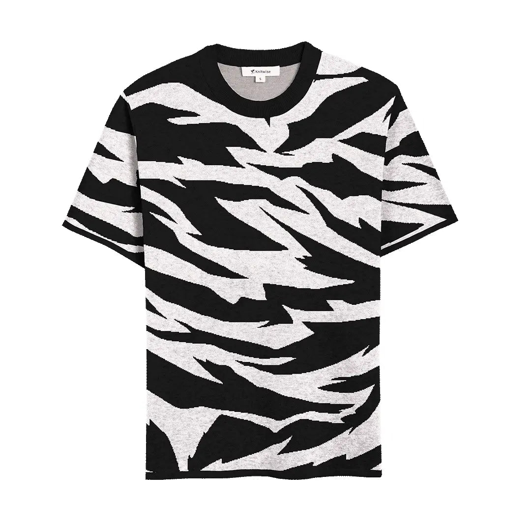Froststripe Tiger Knitted T-Shirt