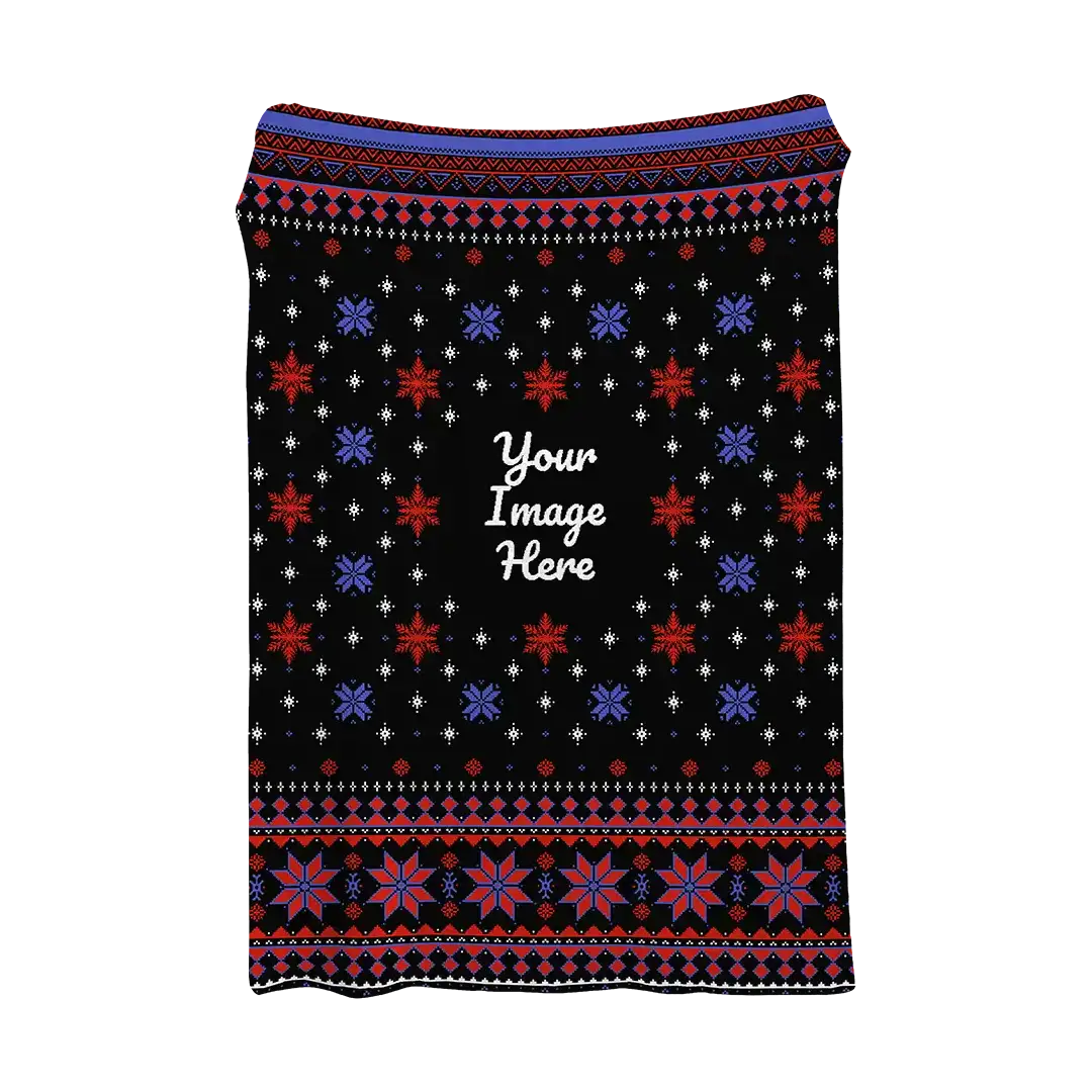 Midnight Spark Christmas Blanket