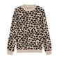 Cream Beige Leopard Sweater