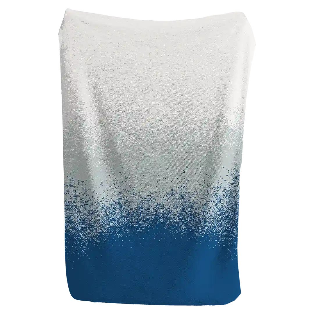 Frostwave Ombre Blanket