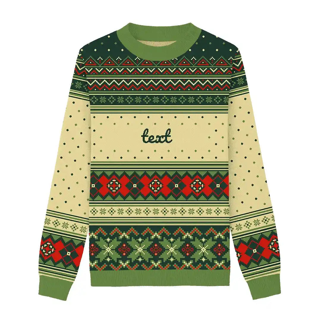 Holiday Luxe Ribbons Christmas Sweater