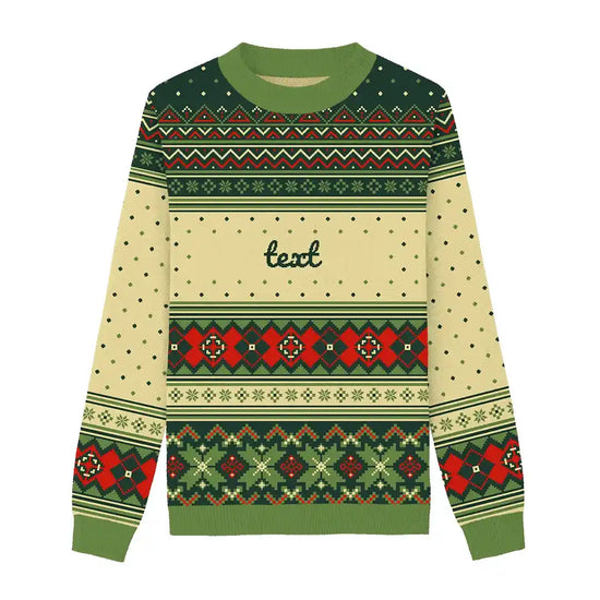 Holiday Luxe Ribbons Christmas Sweater