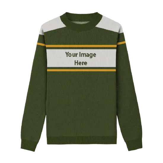 Olive Snowline Collegiate Sweater