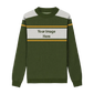 Olive Snowline Collegiate Sweater