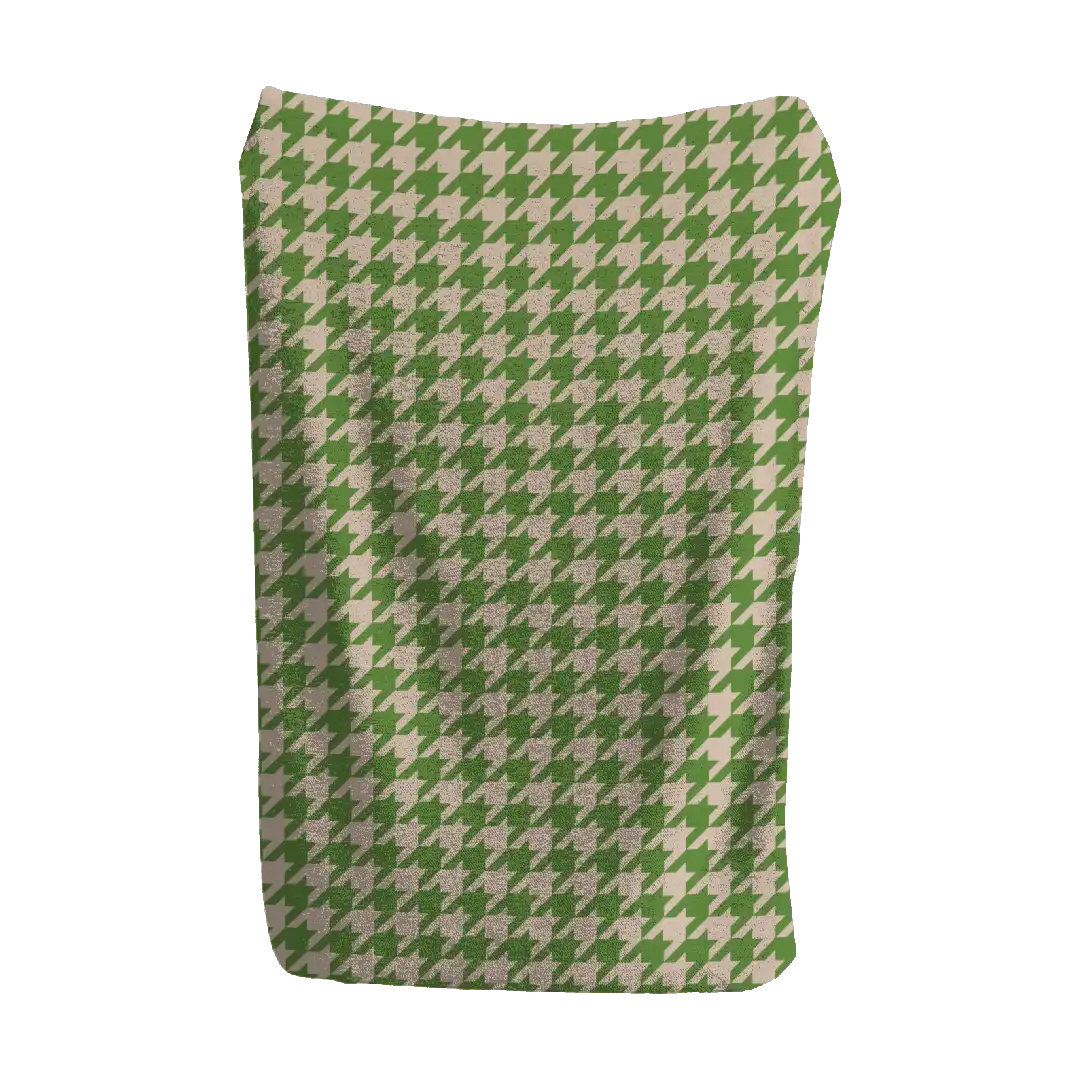 Leafmist Houndstooth Blanket