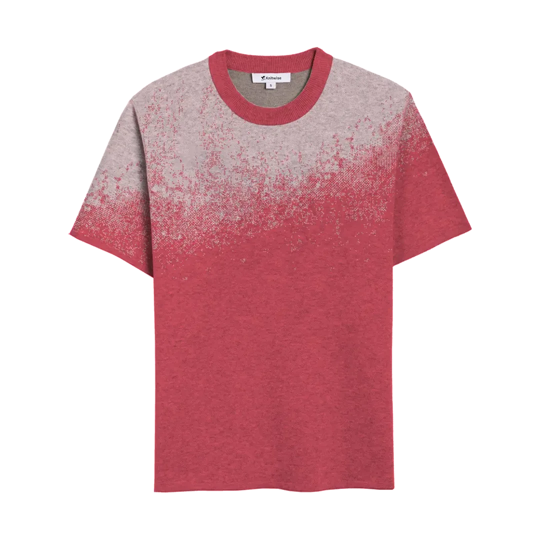 Roselight Ombre Knitted T-Shirt
