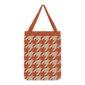 Sunset Cream Houndstooth Tote Bag