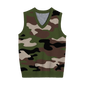 Classic Olive Camouflage Knit Vest