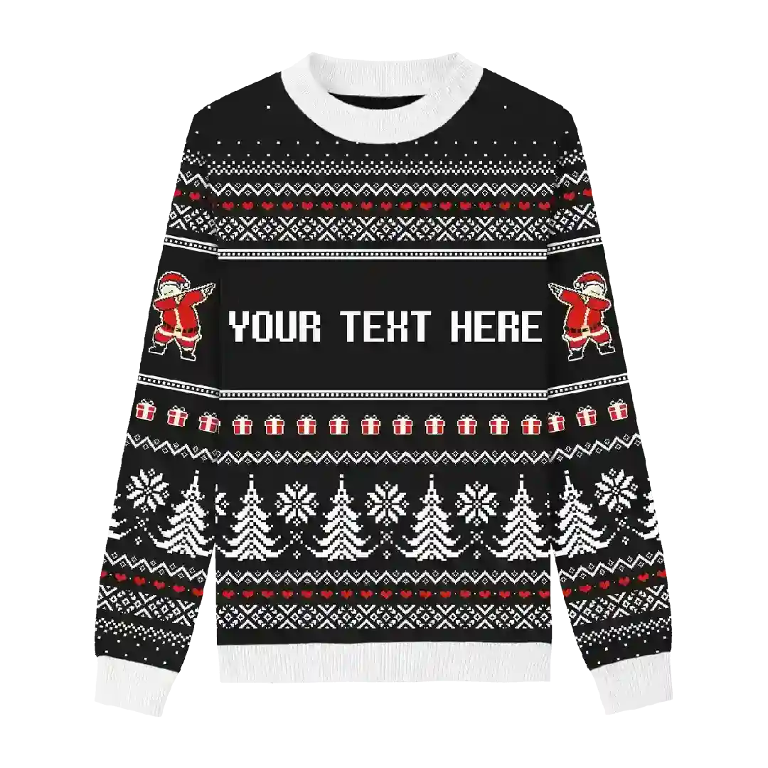 Midnight Santa Christmas Sweater