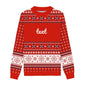 Scarlet Flurry Snowflakes Christmas Sweater