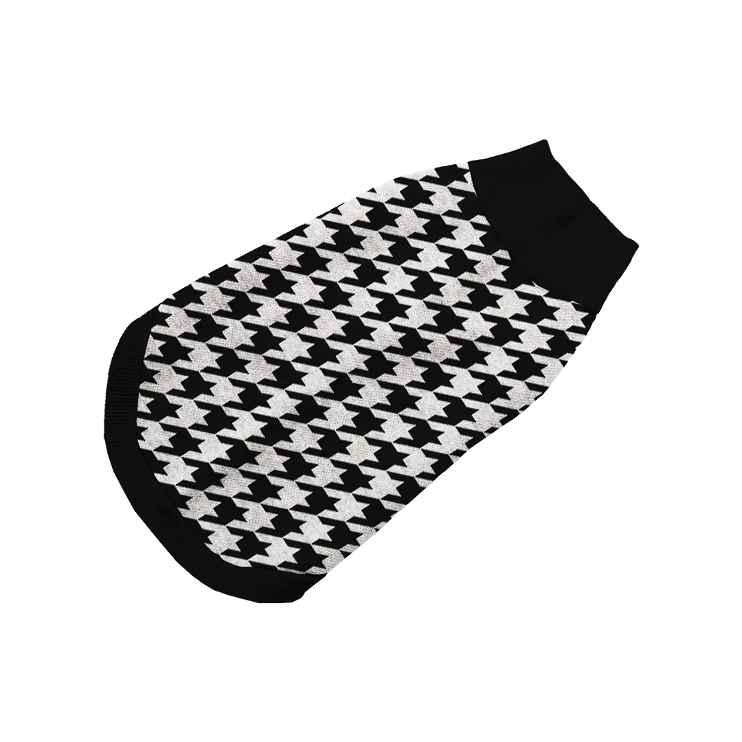 Inkline Houndstooth Pet Sweater