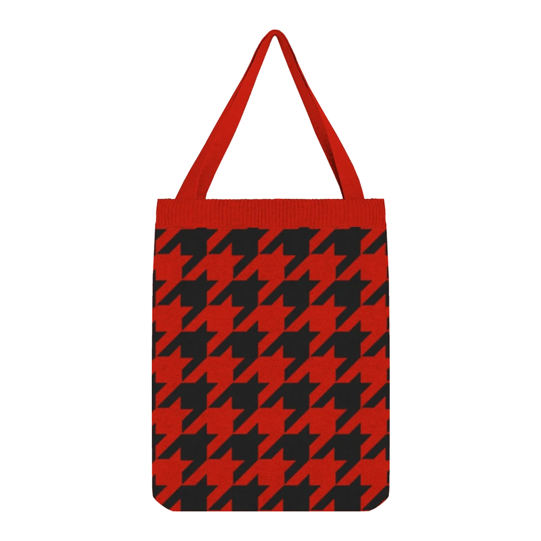Fireline Houndstooth Tote Bag