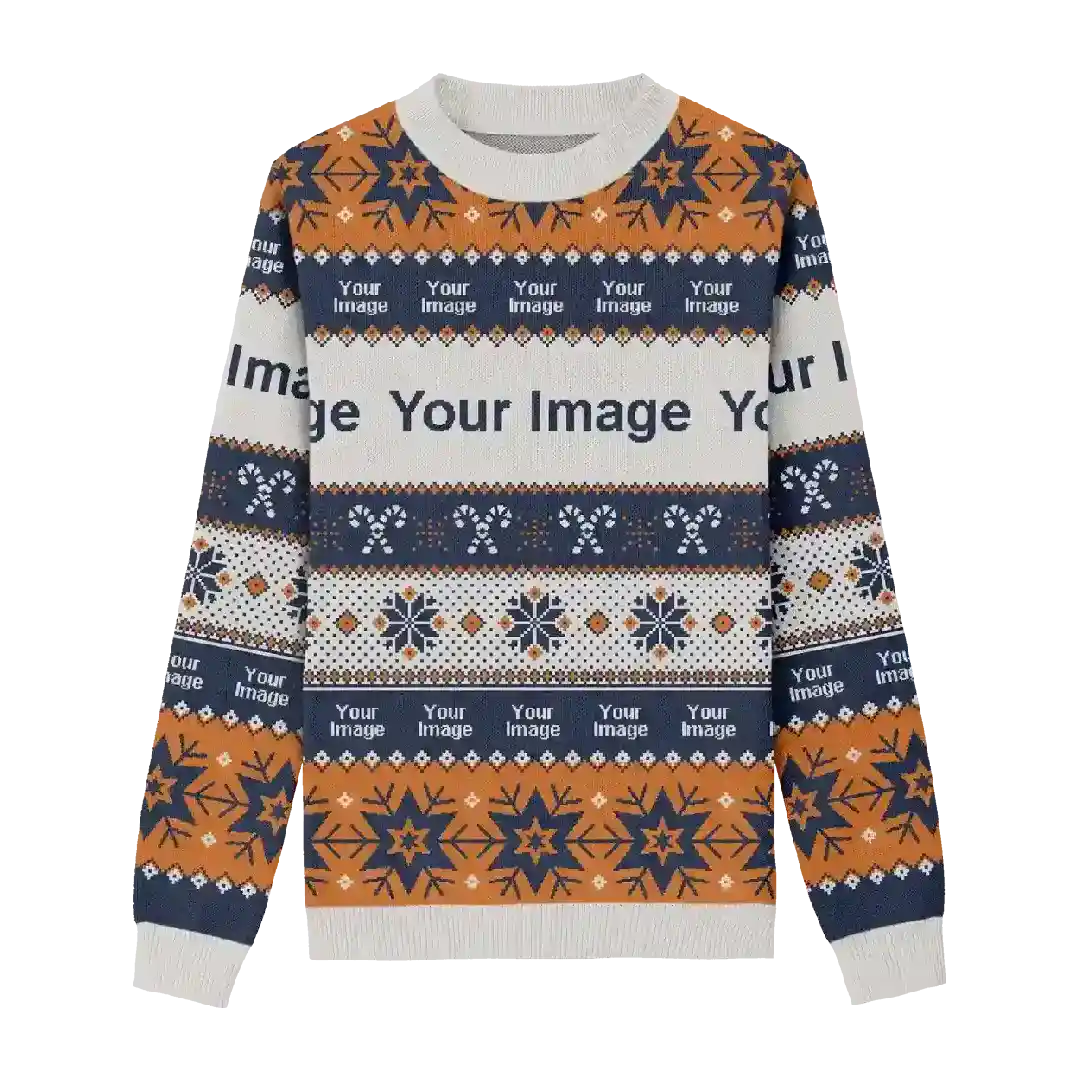 Golden Snowbeam Stars Sweater
