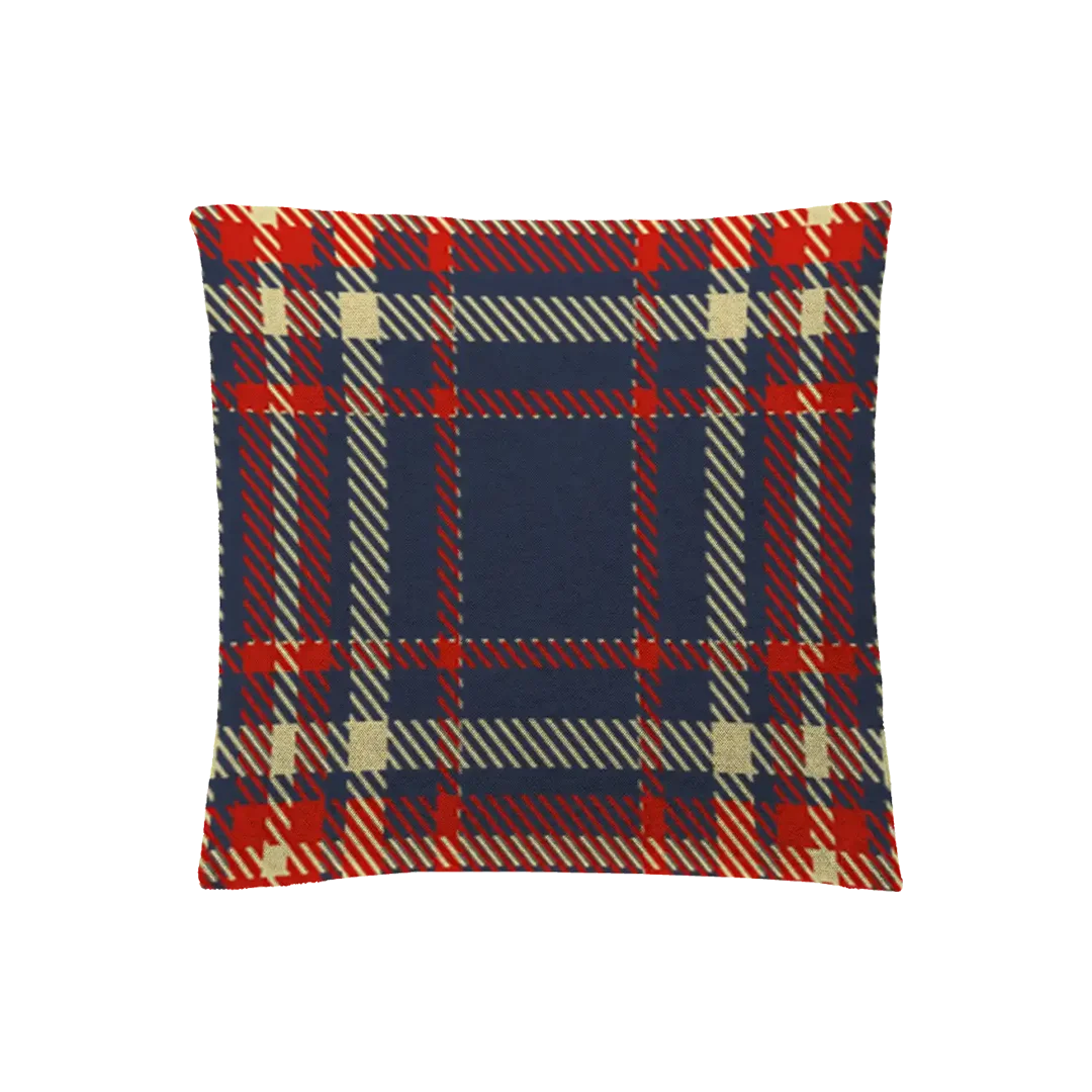 Midnight Coast Plaid Pillow Case
