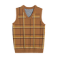 Fall Color Plaid Vest