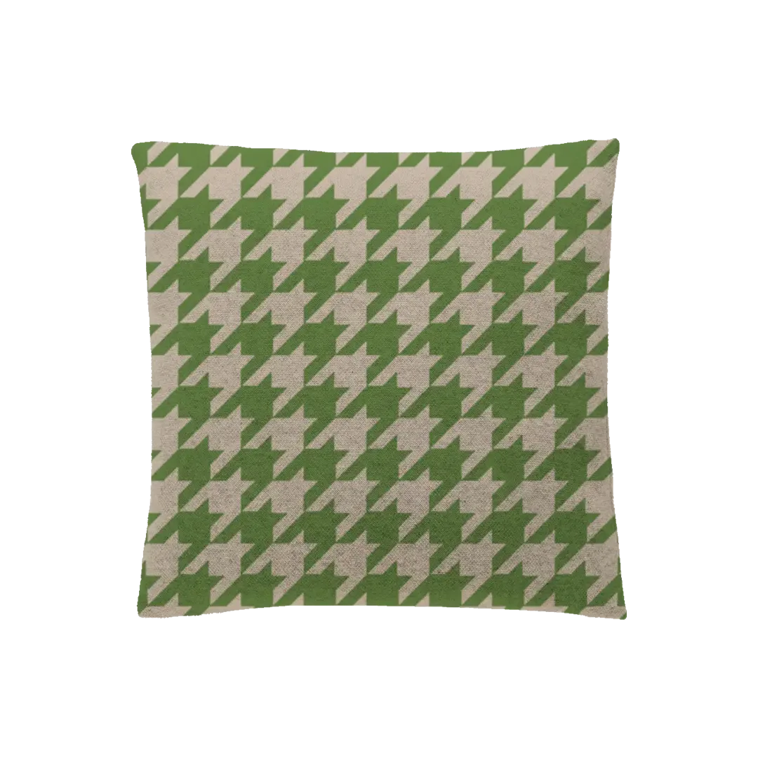Meadow Cream Houndstooth Pillow Case