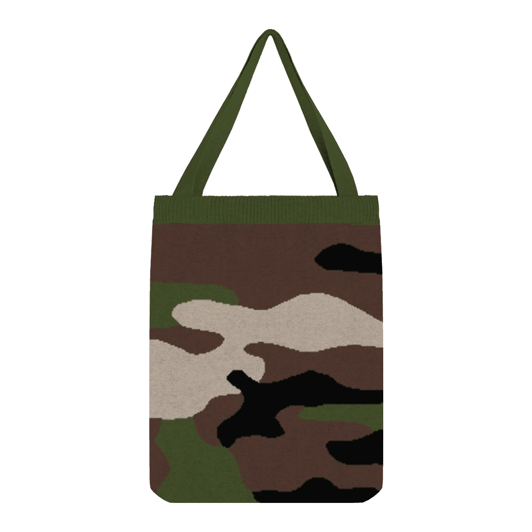 Verdant Trail Camouflage Tote Bag