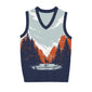 Mountain & Lake Scene Sweater Vest