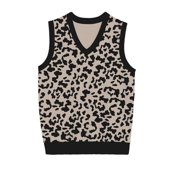 Everyday Leopard V-Neck Vest